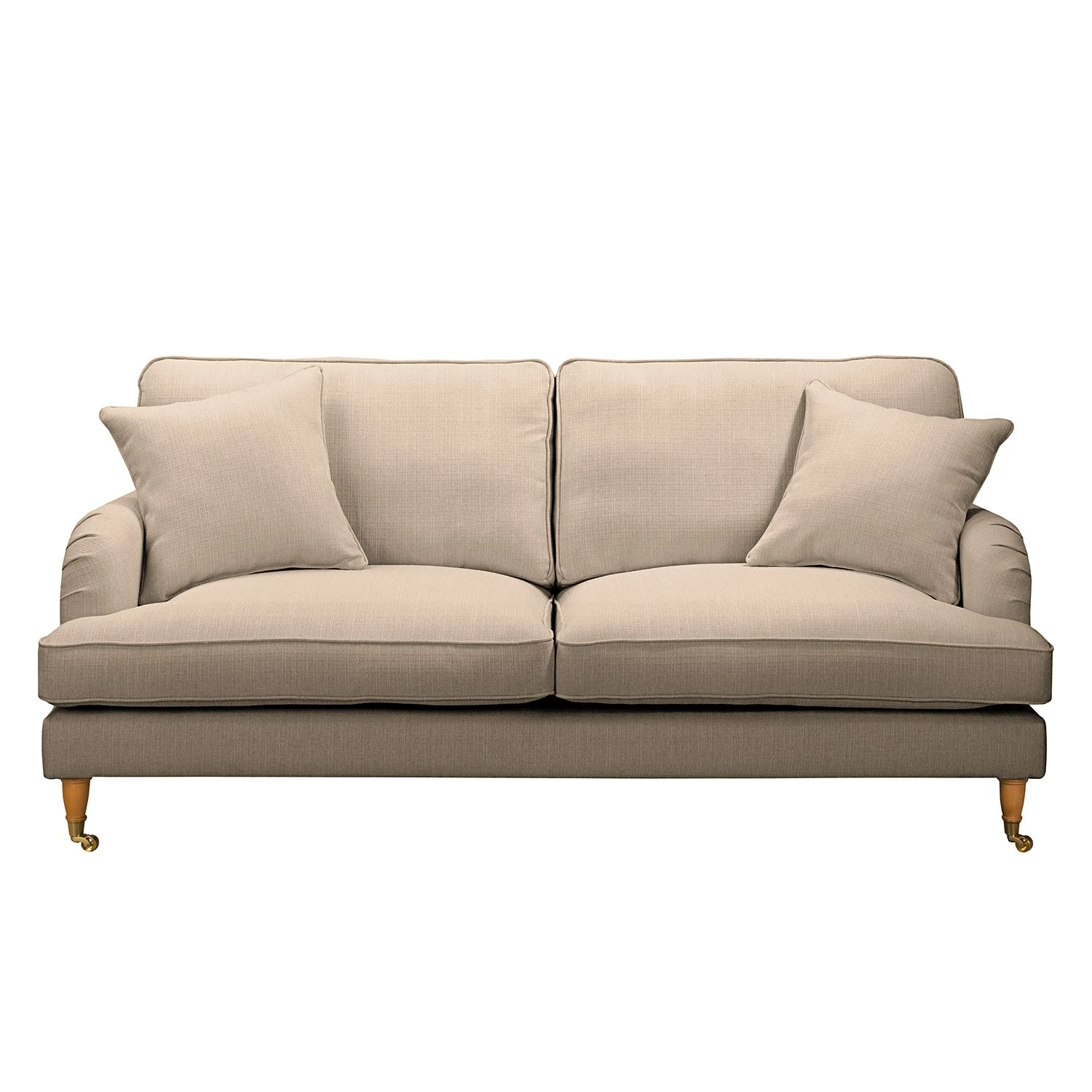 Maison Belfort Sofa Bethania II (2-Sitzer) - Webstoff - Cappuccino 2 Maison Belfort Sofa Bethania II (2-Sitzer) - Webstoff - Cappuccino – Bild 2