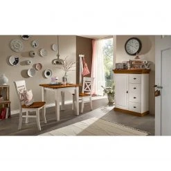 Maison Belfort Kommode Bergen - Kiefer massiv - Kiefer Weiß / Kiefer Bernstein -Wohnzimmermöbel boutique en ligne 1000147253 211122 08324502451 MOOD DETAILS P000000001000147253 mood