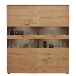 GWINNER Highboard Anzio II - Balkeneiche