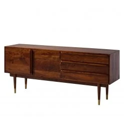Ars manufacti Sideboard Baxley - Akazie massiv / Metall - Akazie / Gold