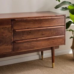 Ars manufacti Sideboard Baxley - Akazie massiv / Metall - Akazie / Gold -Wohnzimmermöbel boutique en ligne 1000149739 200207 10193200004 DETAILS P000000001000149739