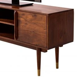 Ars manufacti TV-Lowboard Baxley - Akazie massiv / Metall - Akazie / Gold -Wohnzimmermöbel boutique en ligne 1000149740 200113 16023300013 DETAILS P000000001000149740