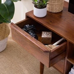 Ars manufacti TV-Lowboard Baxley - Akazie massiv / Metall - Akazie / Gold -Wohnzimmermöbel boutique en ligne 1000149740 200207 10193200007 DETAILS P000000001000149740