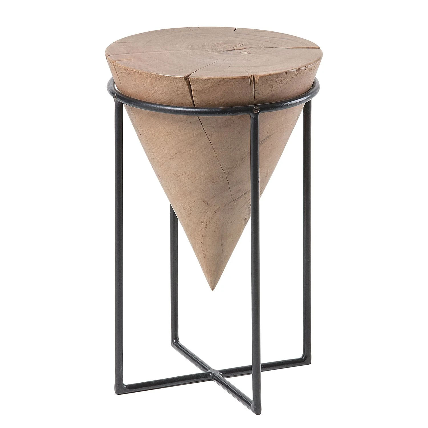 Norrwood Beistelltisch Lollar - Akazie massiv 1 Norrwood Beistelltisch Lollar - Akazie massiv