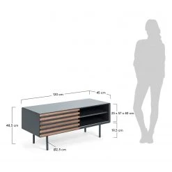 Norrwood TV-Lowboard Kipra II - Echtholzfurnier - Walnuss / Graphit 13 Norrwood TV-Lowboard Kipra II - Echtholzfurnier - Walnuss / Graphit -Wohnzimmermöbel boutique en ligne 1000150211 181214 16440200026 GALLERYIMAGES P000000001000150211