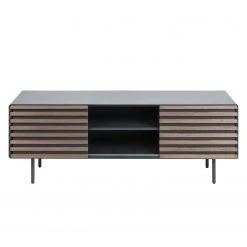 Norrwood TV-Lowboard Kipra I - Echtholzfurnier - Walnuss / Graphit -Wohnzimmermöbel boutique en ligne 1000150219 181214 16440300046 GALLERYIMAGES P000000001000150219