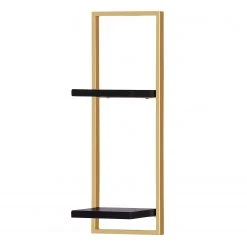 Jack & Alice Wandregal Harbin III - Akazie massiv - Akazie Schwarz / Gold