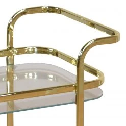 Jack & Alice Servierwagen Buddina I - Glas / Metall - Messing -Wohnzimmermöbel boutique en ligne 1000150466 190103 07482800003 GALLERYIMAGES P000000001000150466