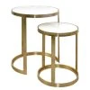 Jack & Alice Beistelltisch Bovell (2-teilig) - Gold