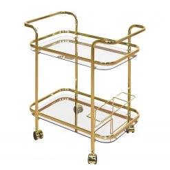 Jack & Alice Servierwagen Torbay - Messing