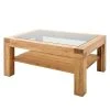 Naturoo Couchtisch Kaster - Wildeiche massiv - Breite: 120 cm
