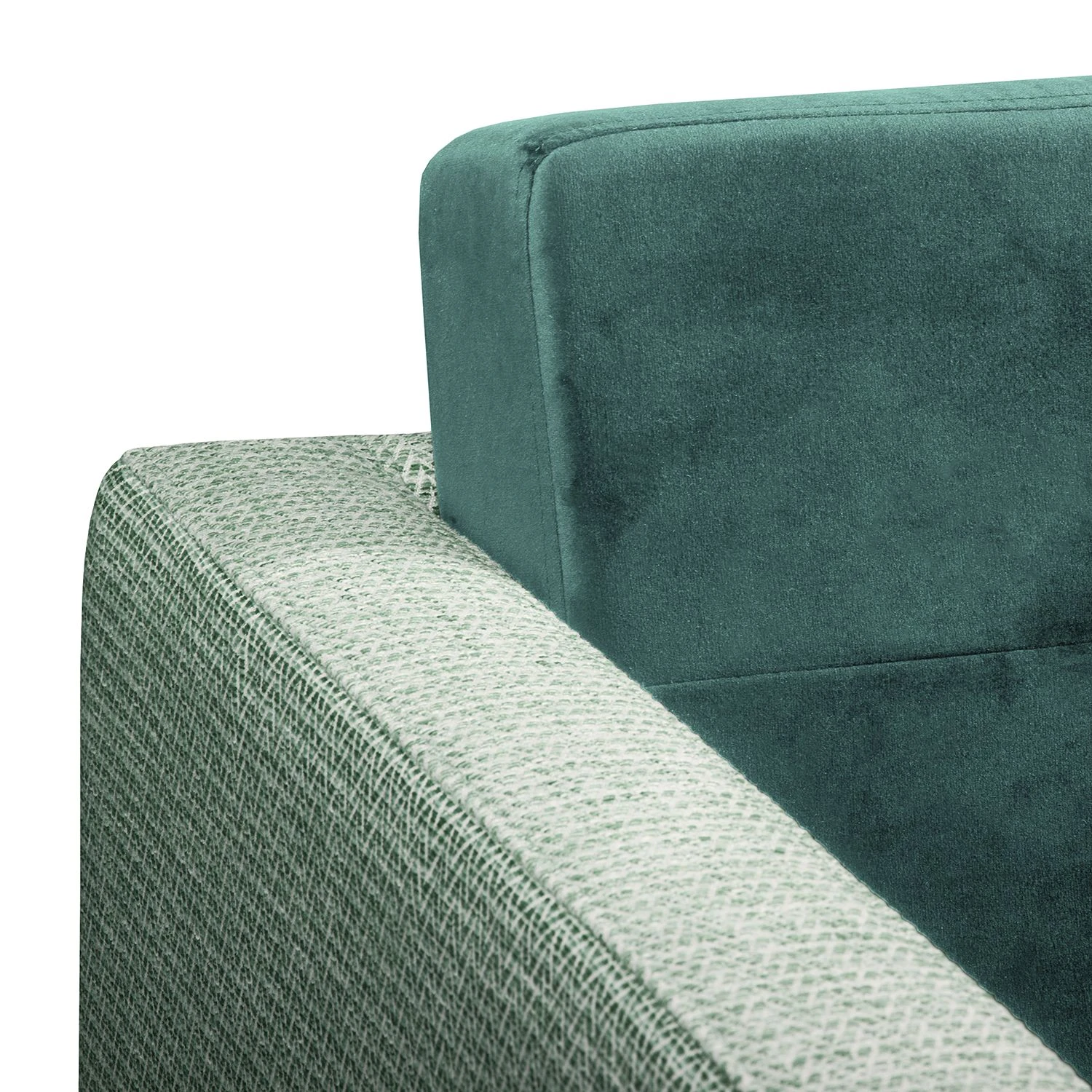 Mørteens Polstergarnitur Cromm V (3-2-1) - Webstoff / Samt - Petrol 8 Mørteens Polstergarnitur Cromm V (3-2-1) - Webstoff / Samt - Petrol – Bild 8