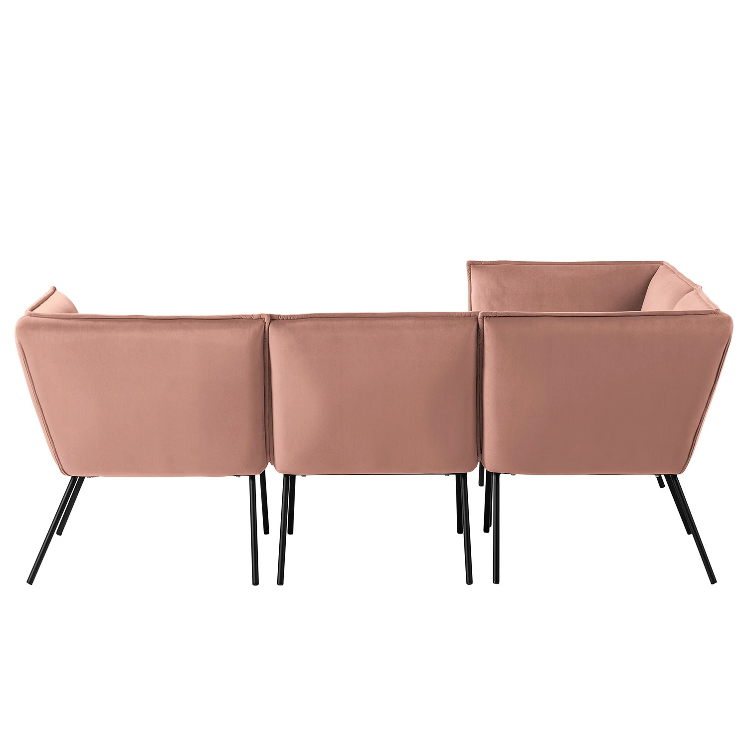 Jack & Alice Ecksofa Dorado II - Samt - Altrosa 7 Jack & Alice Ecksofa Dorado II - Samt - Altrosa – Bild 7