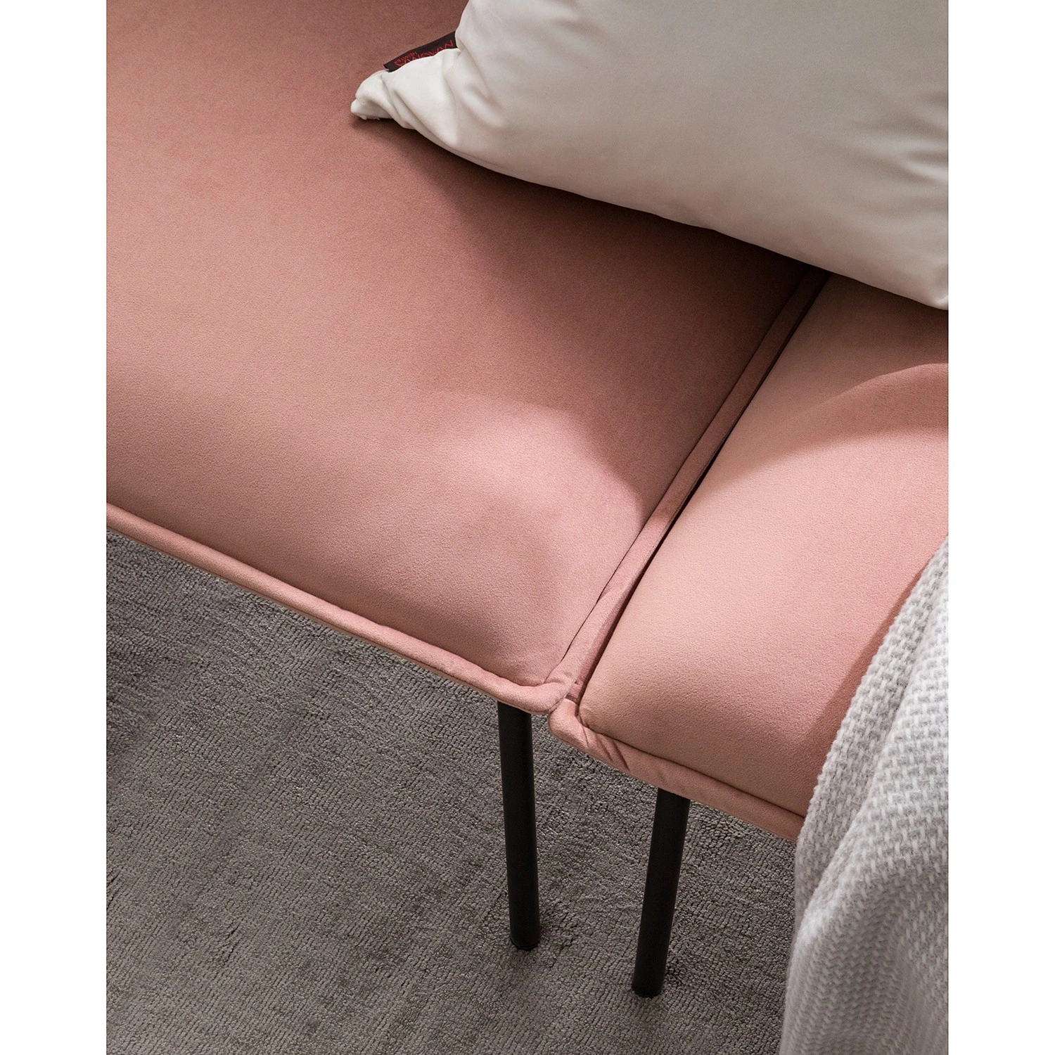 Jack & Alice Ecksofa Dorado II - Samt - Altrosa 20 Jack & Alice Ecksofa Dorado II - Samt - Altrosa – Bild 20