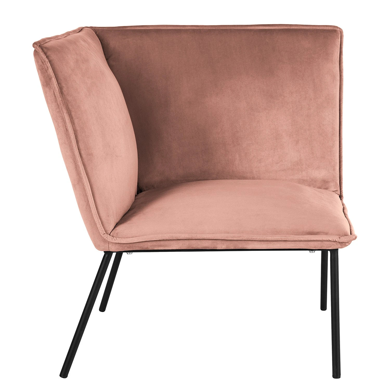 Jack & Alice Ecksofa Dorado II - Samt - Altrosa 8 Jack & Alice Ecksofa Dorado II - Samt - Altrosa – Bild 8