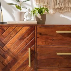 Jack & Alice Sideboard Loga - Akazie massiv / Eisen - Akazie Braun -Wohnzimmermöbel boutique en ligne 1000153425 190925 06220300020 DETAILS P000000001000153425