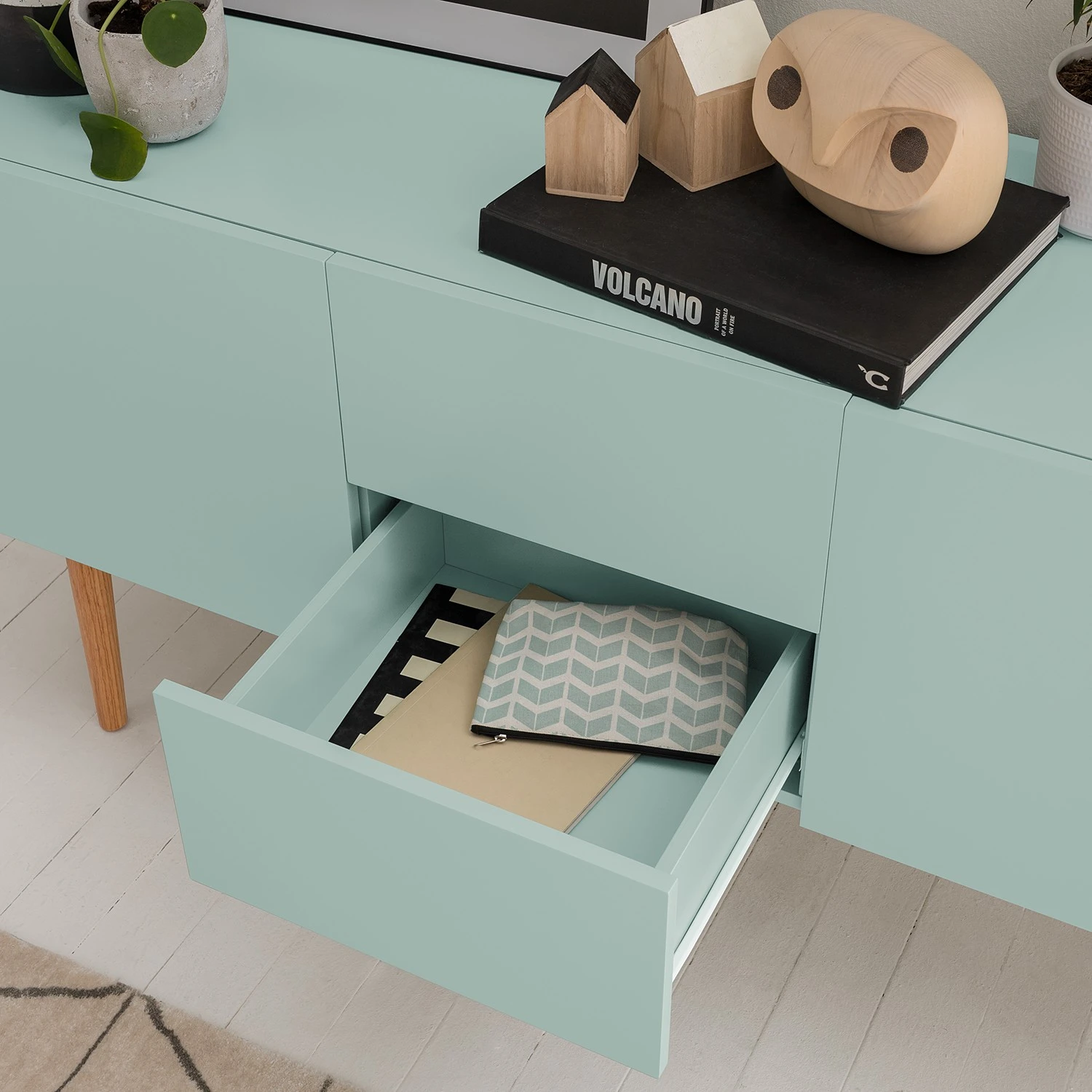 Mørteens Sideboard Lindholm III - Mintgrün 9 Mørteens Sideboard Lindholm III - Mintgrün – Bild 9