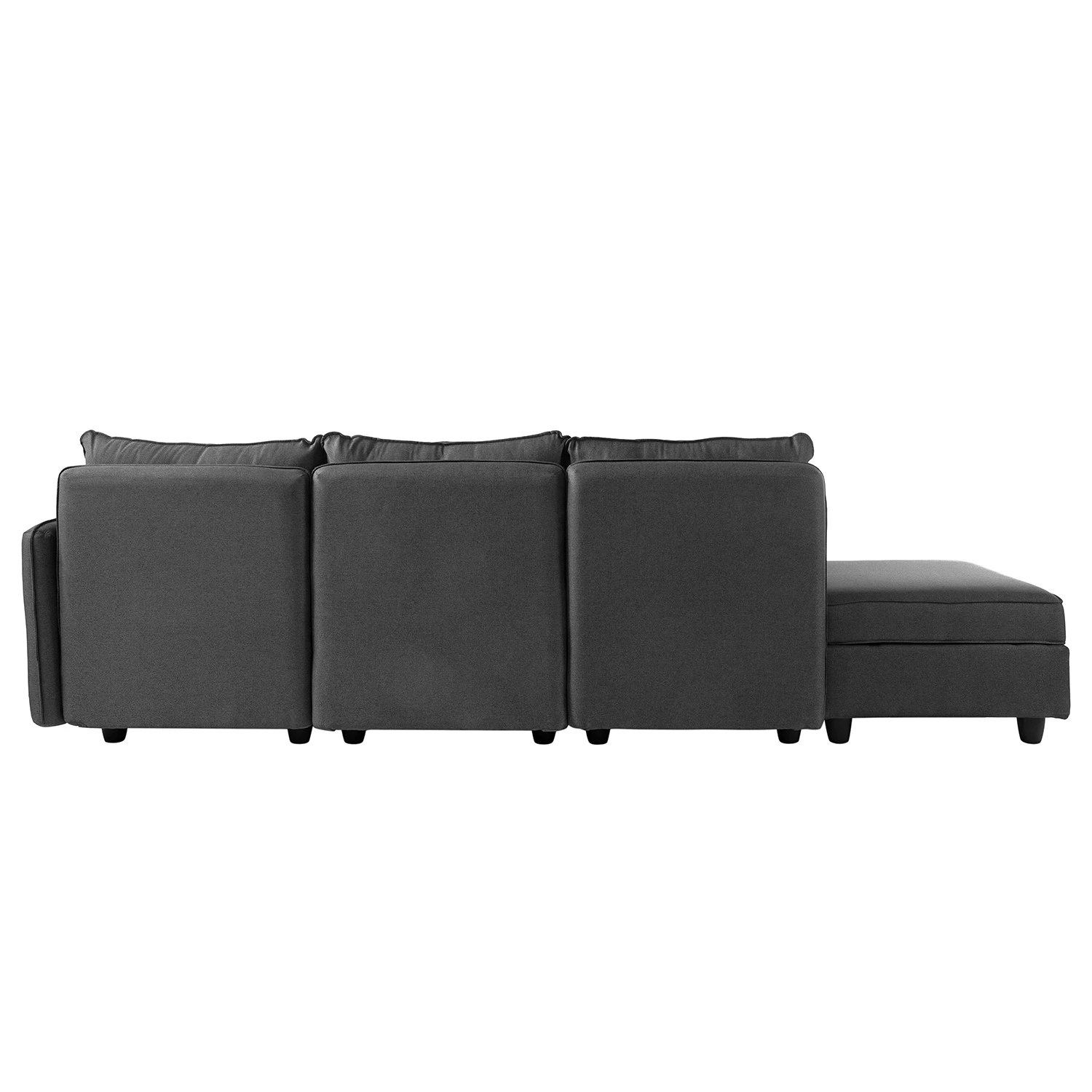 Fredriks Bigsofa Lavara I - Webstoff - Dunkelgrau 6 Fredriks Bigsofa Lavara I - Webstoff - Dunkelgrau – Bild 6