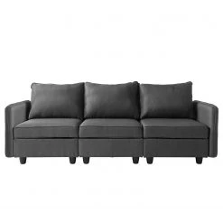 Fredriks Sofa Lavara I (3-Sitzer) - Webstoff - Dunkelgrau -Wohnzimmermöbel boutique en ligne 1000154387 191220 11555700032 DETAILS P000000001000154387