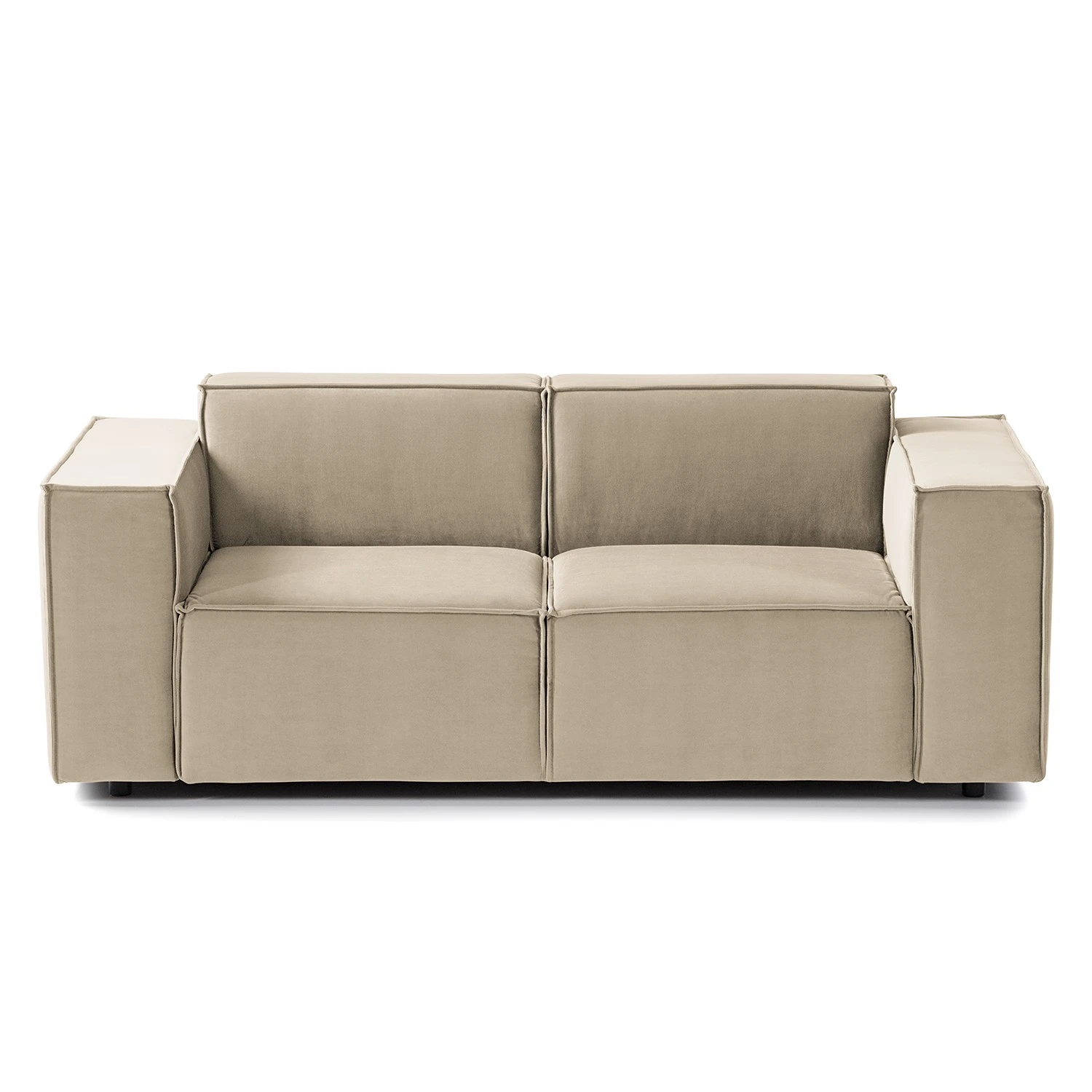 Sofa Kinx (2-Sitzer) II - Samt - Samt Shyla: Beige 4 Sofa Kinx (2-Sitzer) II - Samt - Samt Shyla: Beige – Bild 4