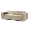 Sofa Kinx (2,5-Sitzer) II - Samt - Samt Shyla: Beige