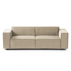 Sofa Kinx (2,5-Sitzer) II - Samt - Samt Shyla: Beige -Wohnzimmermöbel boutique en ligne 1000155676 210323 15152900623 DETAILS P000000001000155676