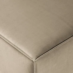 Ecksofa Kinx V - Samt - Samt Shyla: Beige - Longchair davorstehend rechts -Wohnzimmermöbel boutique en ligne 1000155727 220610 070 DETAILS P000000001000155727