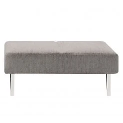 Chillout by Franz Fertig Polsterhocker Goran - Webstoff - Grau