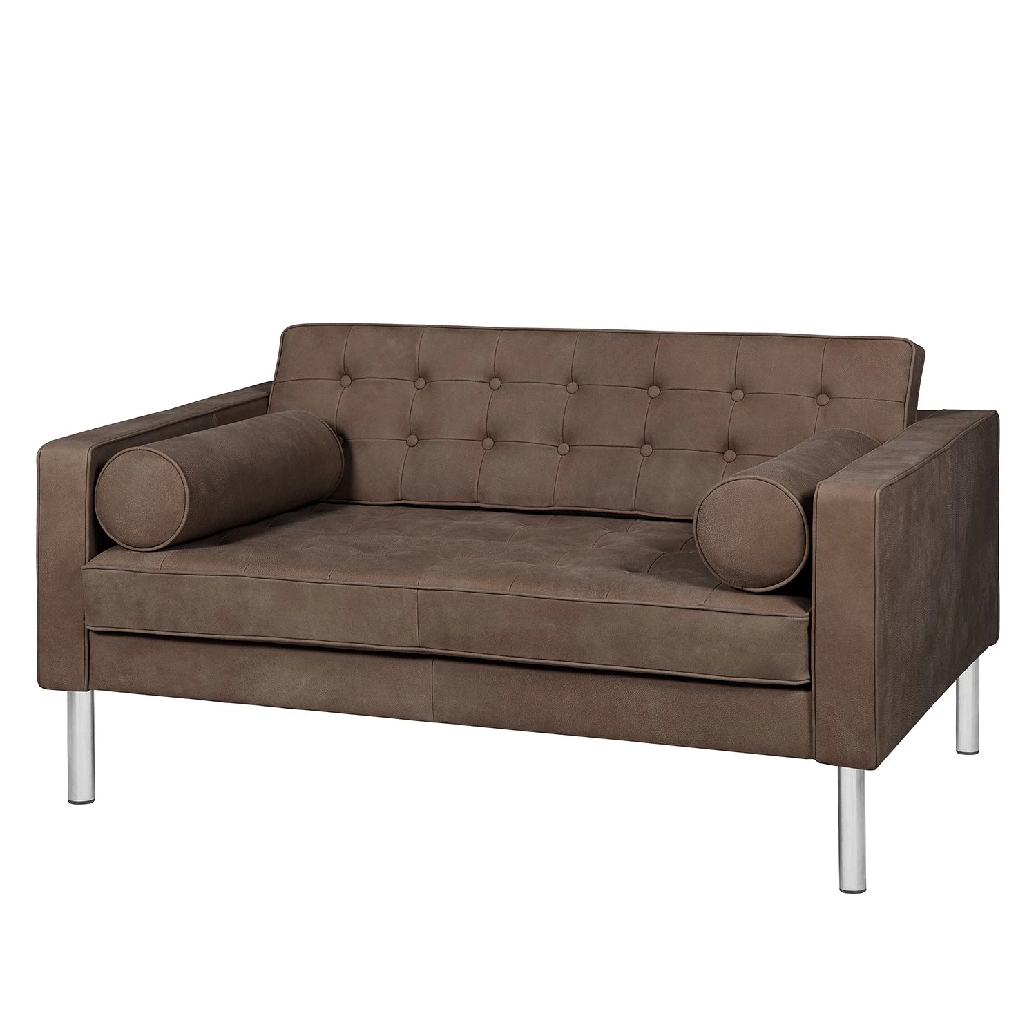 Fredriks Sofa Chelsea IV (2-Sitzer) - Echtleder - Echtleder Custo: Dunkelbraun - Zylinder 1 Fredriks Sofa Chelsea IV (2-Sitzer) - Echtleder - Echtleder Custo: Dunkelbraun - Zylinder