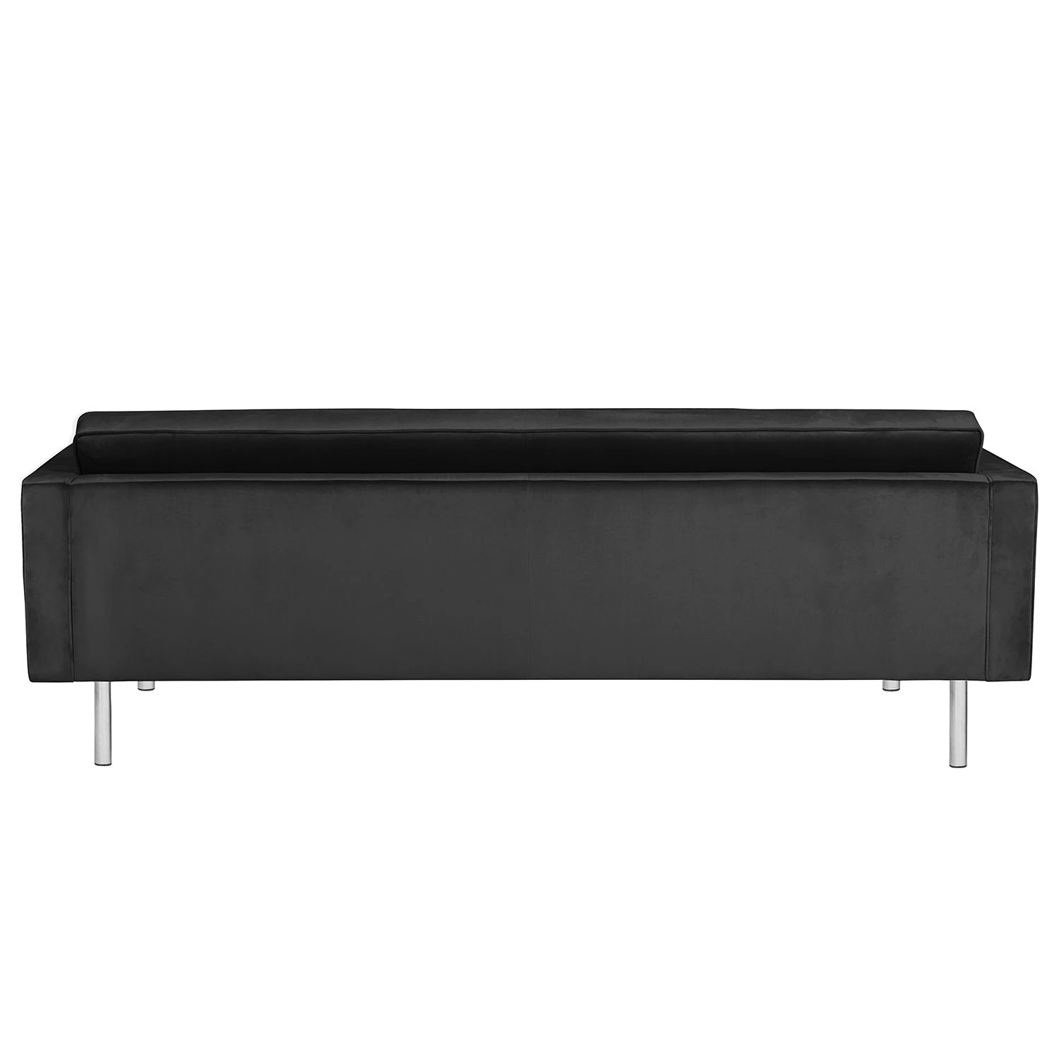 Fredriks Sofa Chelsea III (3-Sitzer) - Microfaser - Stoff Tond: Schwarz - Zylinder 4 Fredriks Sofa Chelsea III (3-Sitzer) - Microfaser - Stoff Tond: Schwarz - Zylinder – Bild 4