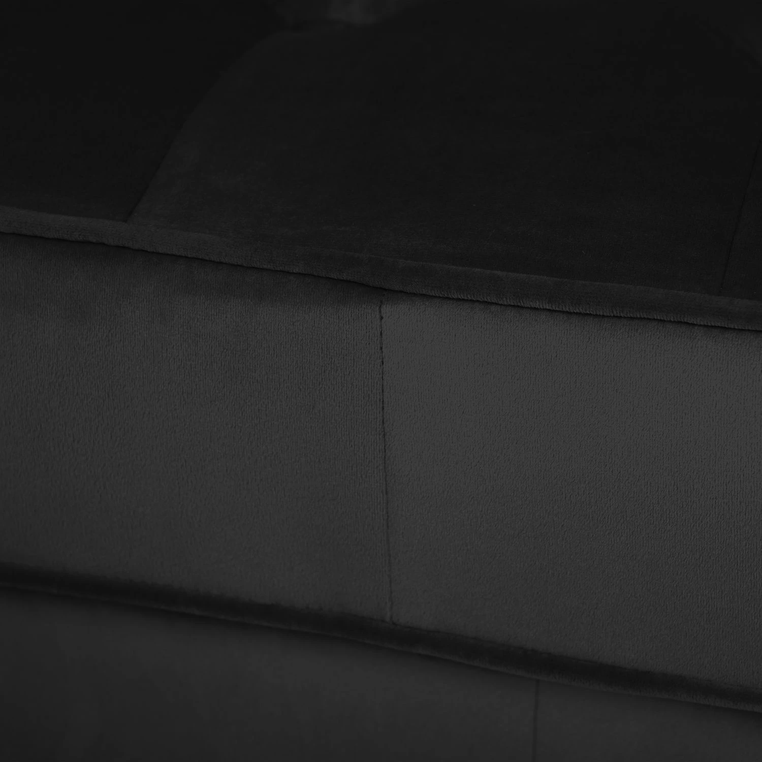 Fredriks Sofa Chelsea III (3-Sitzer) - Microfaser - Stoff Tond: Schwarz - Zylinder 6 Fredriks Sofa Chelsea III (3-Sitzer) - Microfaser - Stoff Tond: Schwarz - Zylinder – Bild 6