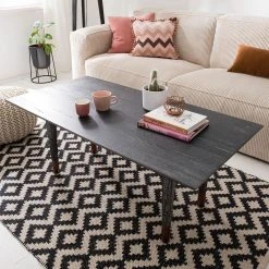 Ars manufacti Couchtisch Tila - Eiche massiv / Metall - Eiche Schwarz / Schwarz -Wohnzimmermöbel boutique en ligne 1000156955 190812 09020700002 DETAILS P000000001000156955