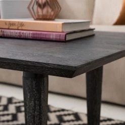 Ars manufacti Couchtisch Tila - Eiche massiv / Metall - Eiche Schwarz / Schwarz -Wohnzimmermöbel boutique en ligne 1000156955 190812 09020800004 DETAILS P000000001000156955