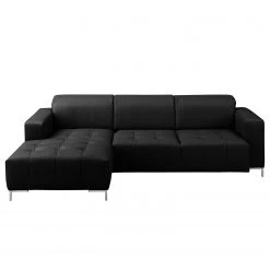 Fredriks Ecksofa Graide I - Echtleder - Schwarz - Longchair davorstehend links - Keine Funktion -Wohnzimmermöbel boutique en ligne 1000157298 190807 08593300039 DETAILS P000000001000157298