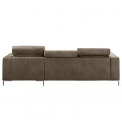 Fredriks Ecksofa Graide III - Antiklederlook - Taupe - Longchair davorstehend rechts - Elektrisch verstellbar: 1 Motor mit Kabel -Wohnzimmermöbel boutique en ligne 1000157360 200901 12282600086 DETAILS P000000001000157360