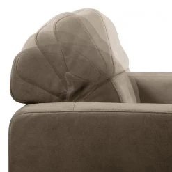 Fredriks Ecksofa Graide III - Antiklederlook - Taupe - Longchair davorstehend rechts - Elektrisch verstellbar: 1 Motor mit Kabel -Wohnzimmermöbel boutique en ligne 1000157360 200901 12282600089 DETAILS P000000001000157360