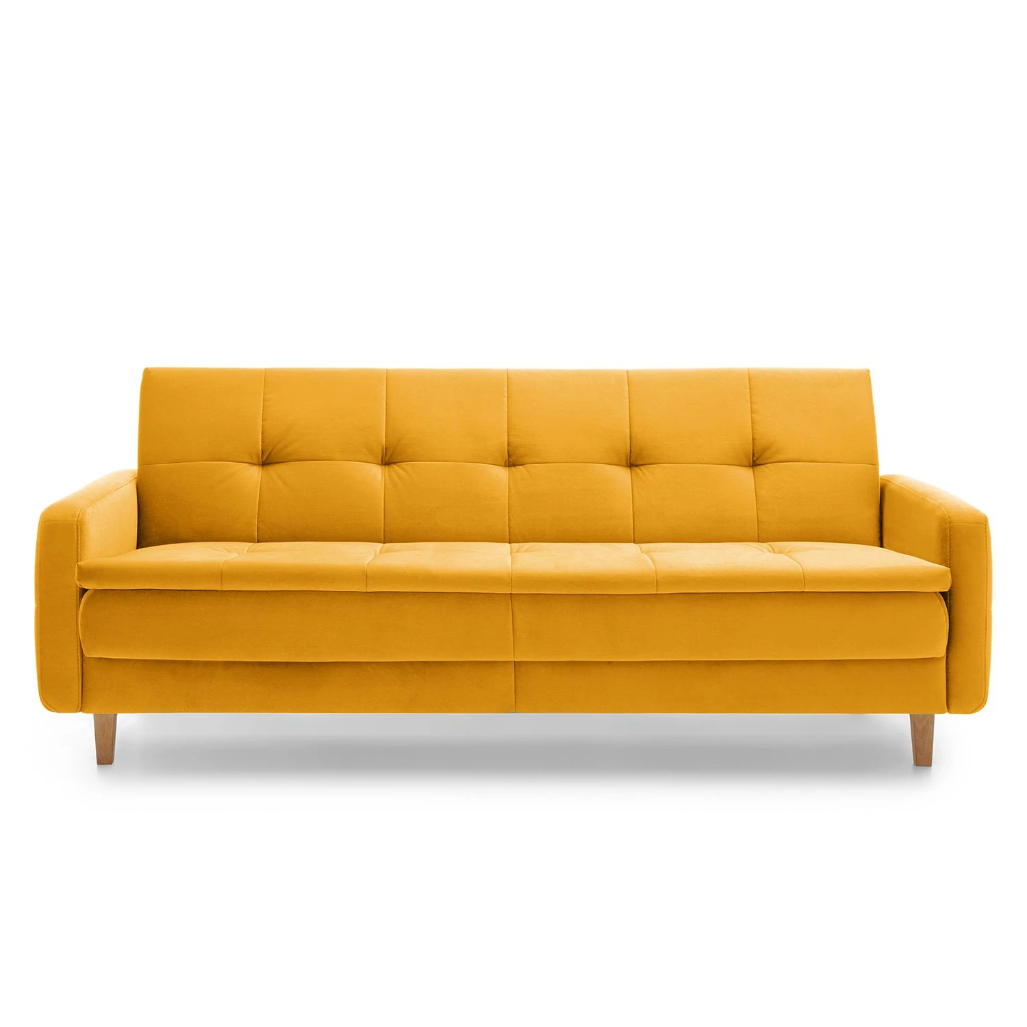 Loftscape Schlafsofa Pabna - Samt - Senfgelb - Kein Zubehör inklusive 6 Loftscape Schlafsofa Pabna - Samt - Senfgelb - Kein Zubehör inklusive – Bild 6