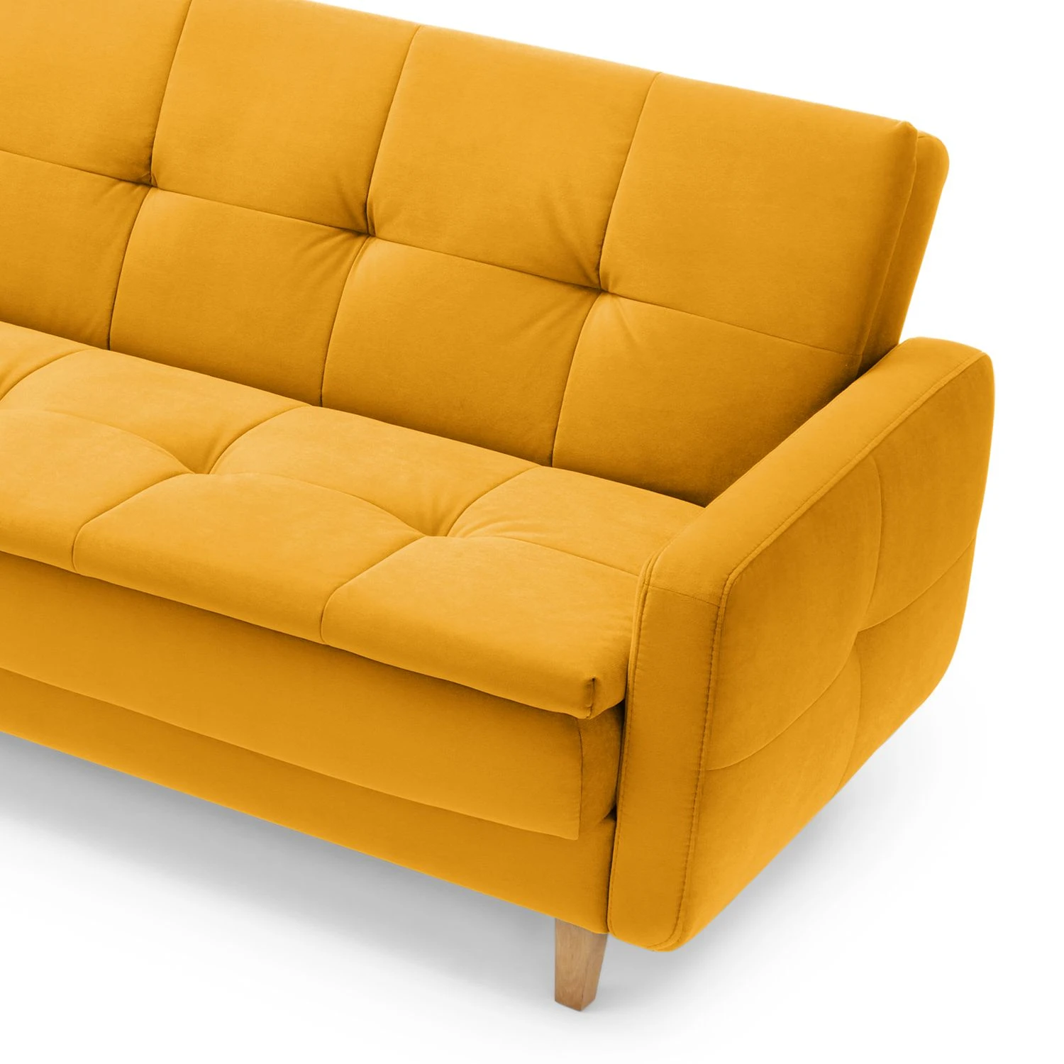 Loftscape Schlafsofa Pabna - Samt - Senfgelb - Kein Zubehör inklusive 9 Loftscape Schlafsofa Pabna - Samt - Senfgelb - Kein Zubehör inklusive – Bild 9