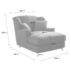 Ridgevalley XXL Sessel Garza II - Flachgewebe - Mauve -Wohnzimmermöbel boutique en ligne 1000157701 190314 11240000080 GALLERYIMAGES P000000001000157701