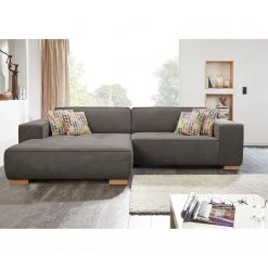 Loftscape Ecksofa Belair - Microfaser - Grau - Longchair davorstehend links - Schlaffunktion für dauerhafte Nutzung -Wohnzimmermöbel boutique en ligne 1000157885 190314 11261501838 MOOD GALLERYIMAGES P000000001000157885 mood