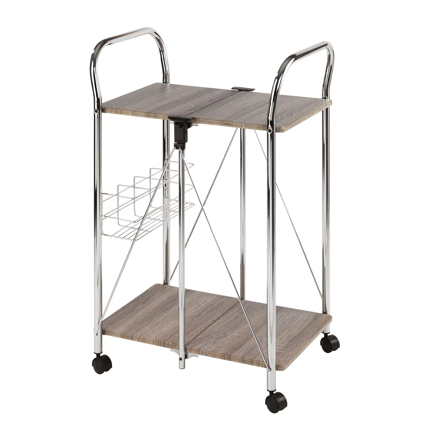 WENKO Servierwagen Liky - Braun / Chrom 1 WENKO Servierwagen Liky - Braun / Chrom