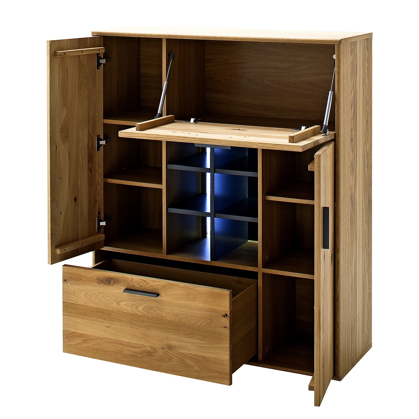 Naturoo Highboard Kiah II - Asteiche massiv 4 Naturoo Highboard Kiah II - Asteiche massiv – Bild 4