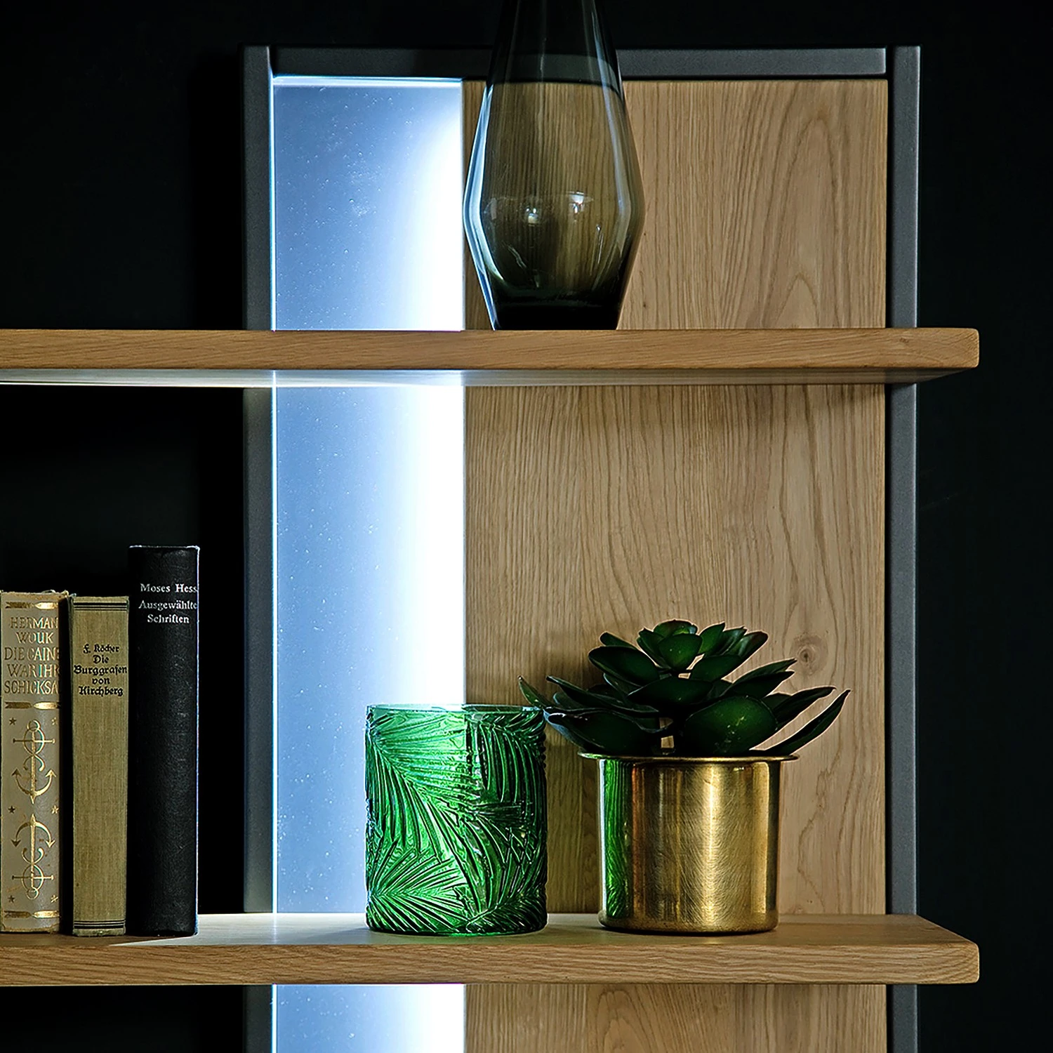 Naturoo Wandregal Kiah - Echtholzfurnier - Asteiche 6 Naturoo Wandregal Kiah - Echtholzfurnier - Asteiche – Bild 6