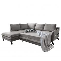 Norrwood Ecksofa Mia Mia I - Webstoff - Grau - Ottomane davorstehend links -Wohnzimmermöbel boutique en ligne 1000160519 200619 16205200045 DETAILS P000000001000160519