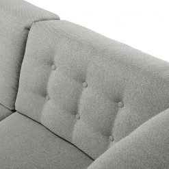 Tom Tailor Wohnlandschaft Nordic Chic - Webstoff - Granit - Longchair davorstehend rechts / Ottomane links - Höhenverstellbare Kopfstütze -Wohnzimmermöbel boutique en ligne 1000161995 190304 11505700903 GALLERYIMAGES P000000001000161995