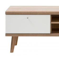 Norrwood TV-Lowboard Gyland II - Matt Weiß / Eiche Riviera Dekor -Wohnzimmermöbel boutique en ligne 1000163989 190307 08392100007 GALLERYIMAGES P000000001000163989