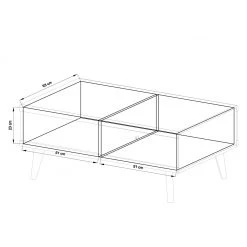 Norrwood Couchtisch Gyland - Matt Weiß / Eiche Riviera Dekor 21 Norrwood Couchtisch Gyland - Matt Weiß / Eiche Riviera Dekor -Wohnzimmermöbel boutique en ligne 1000163990 190307 08392100019 GALLERYIMAGES P000000001000163990