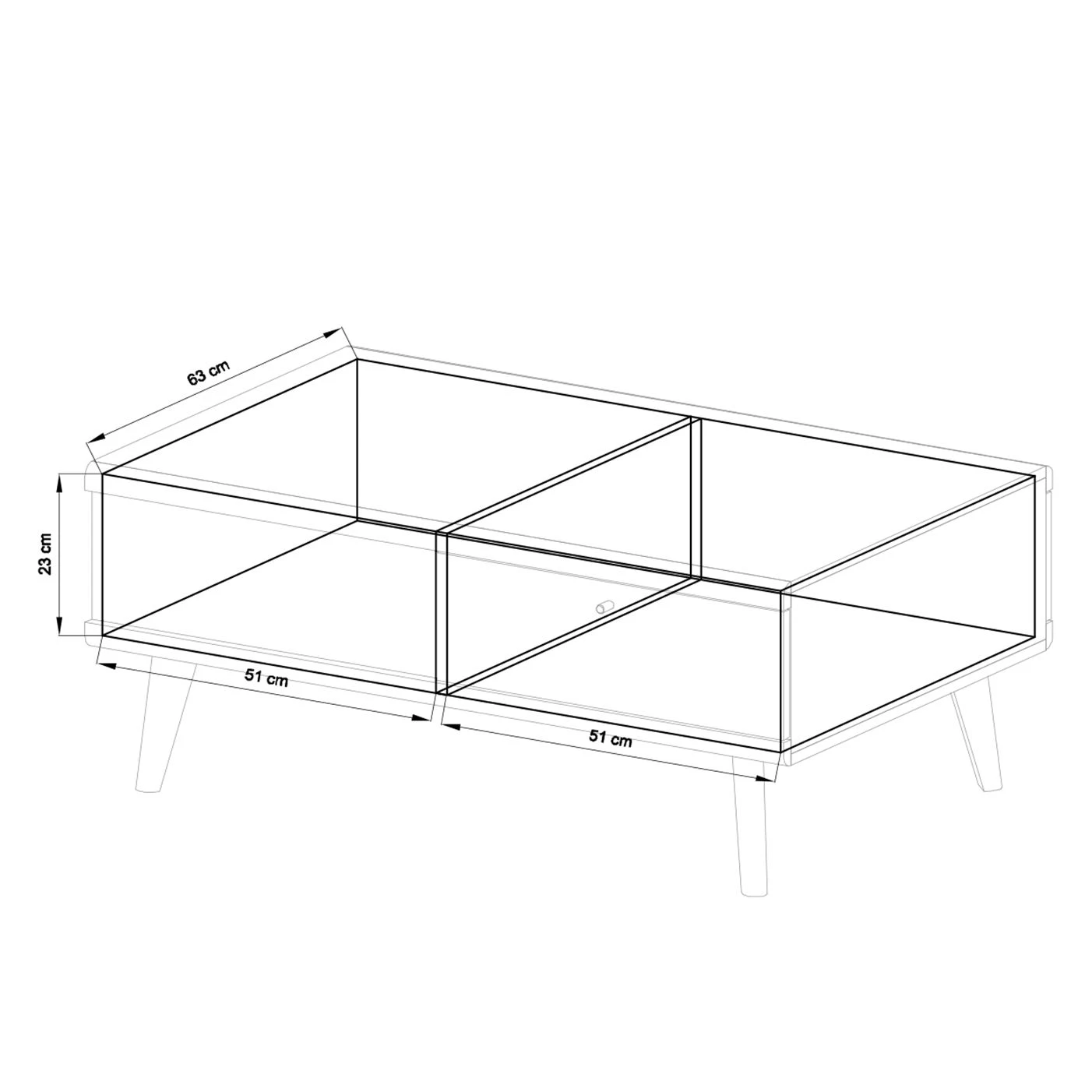 Norrwood Couchtisch Gyland - Matt Weiß / Eiche Riviera Dekor 11 Norrwood Couchtisch Gyland - Matt Weiß / Eiche Riviera Dekor – Bild 11