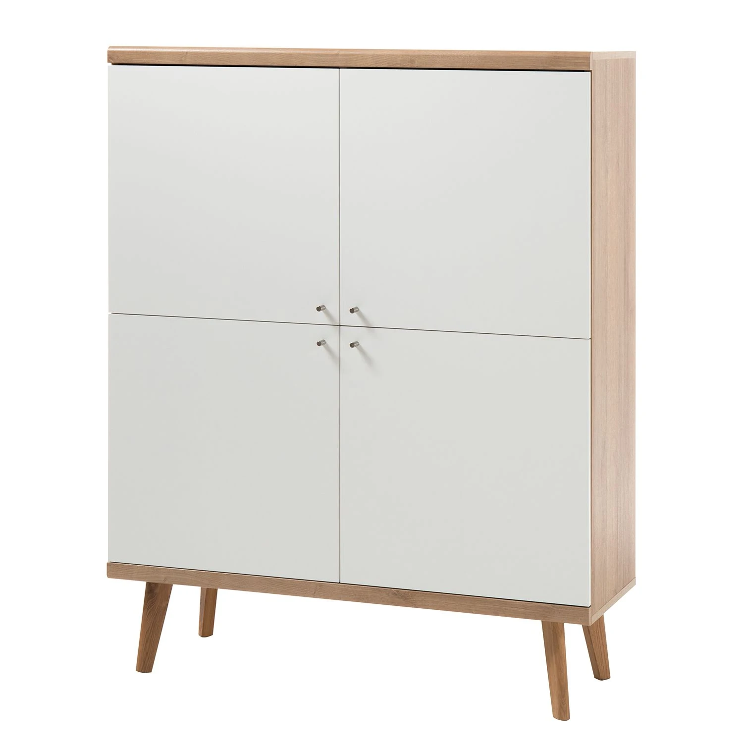 Norrwood Highboard Gyland - Matt Weiß / Eiche Riviera Dekor 1 Norrwood Highboard Gyland - Matt Weiß / Eiche Riviera Dekor