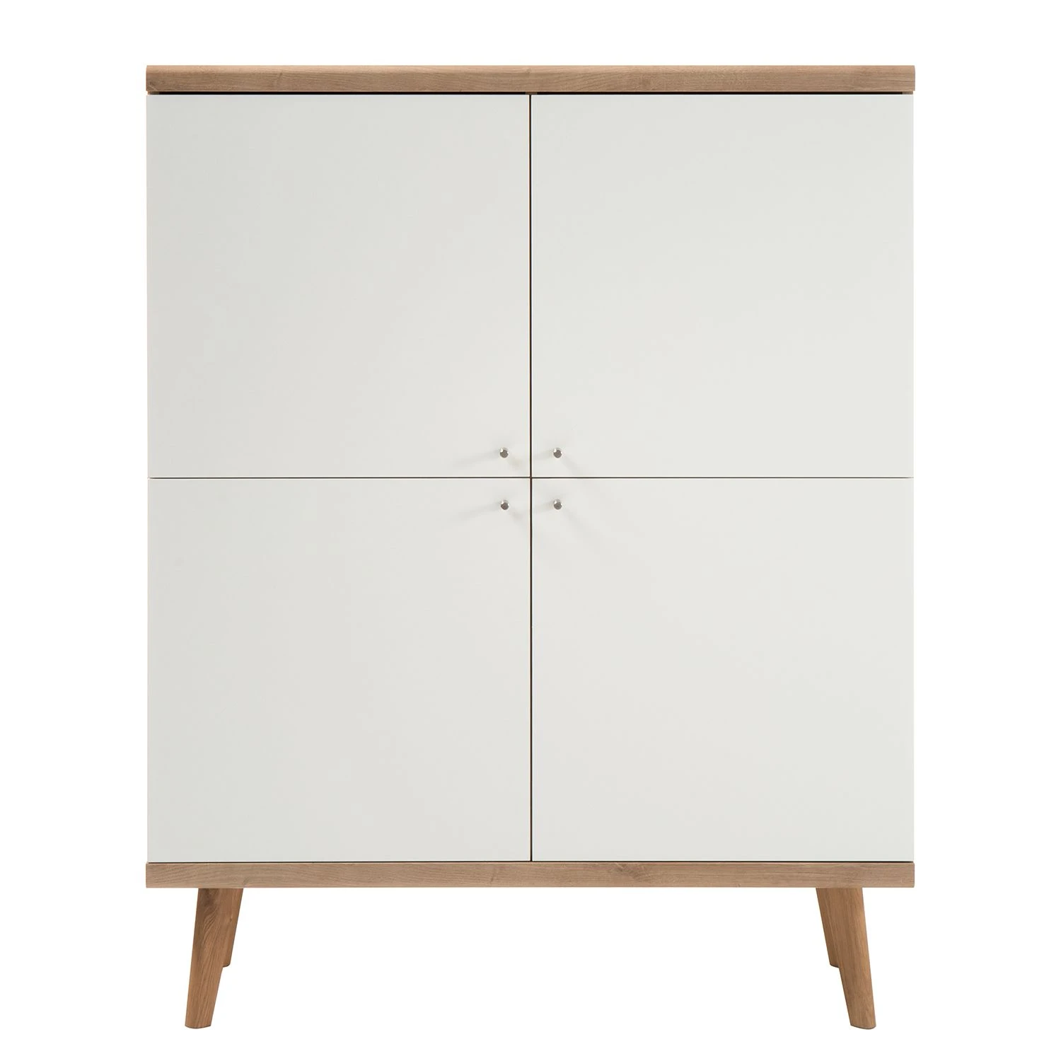 Norrwood Highboard Gyland - Matt Weiß / Eiche Riviera Dekor 6 Norrwood Highboard Gyland - Matt Weiß / Eiche Riviera Dekor – Bild 6